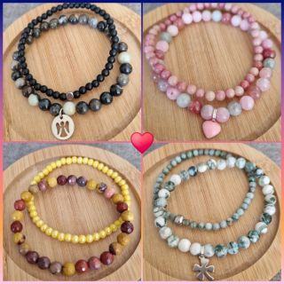 📌Pastelové, elegantní i minimalistické. 📌Nové sady náramků, které spolu krásně ladí si prohlédni na e-shopu (odkaz v Bio)...