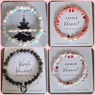 ✨ Vánoční náramky jsou tady! ✨ Připravila jsem pro vás limitovanou kolekci jemných minerálů a korálkových náramků ve...